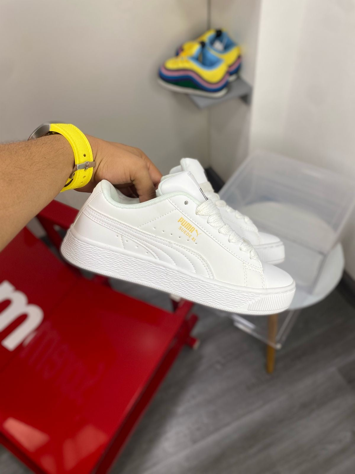 PUMA FERRARI SUEDE XL BLANCO