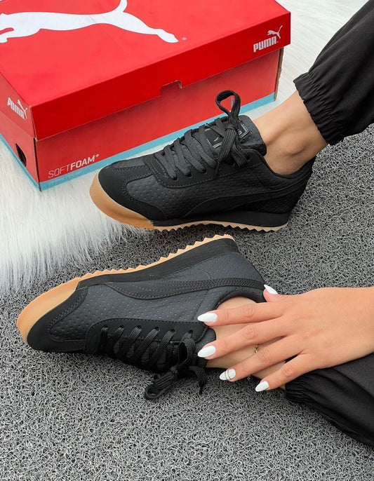 PUMA ROMA NEGRO / CAFÉ