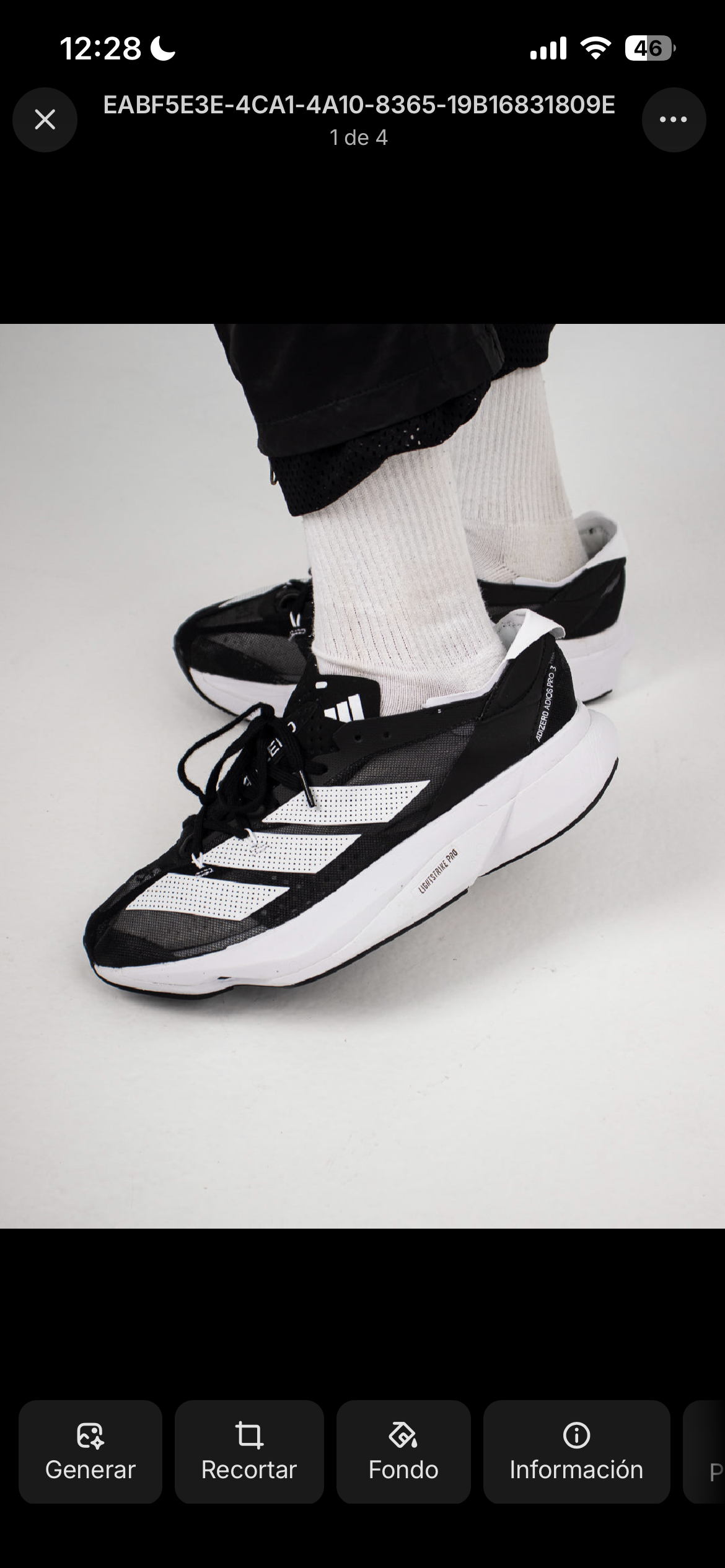 ADIDAS ADIZERO ADIOS PRO 3 NEGRO