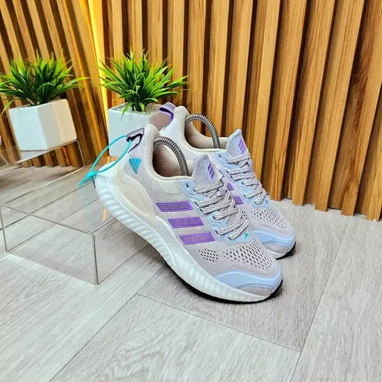 ADIDAS BOUNCE BLANCA MORADA