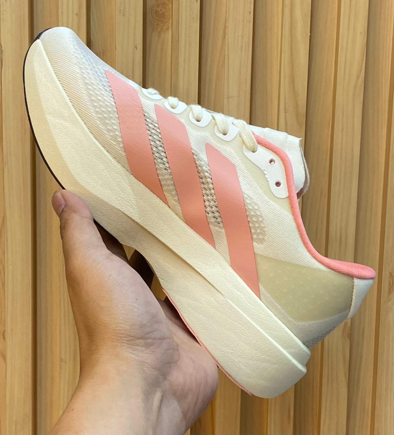 ADIDAS ADIZERO ADIOS PRO EVO 1 BEIGE ROSADO