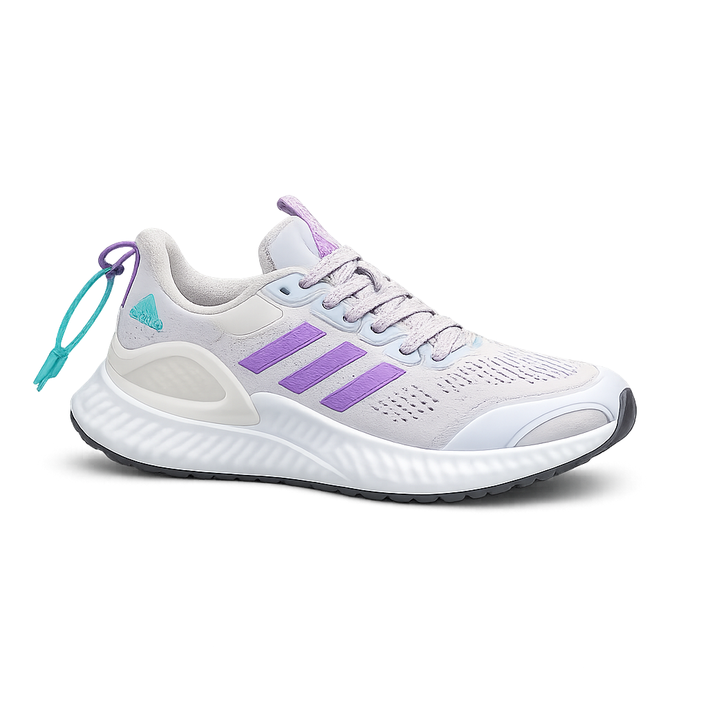 ADIDAS BOUNCE BLANCA MORADA