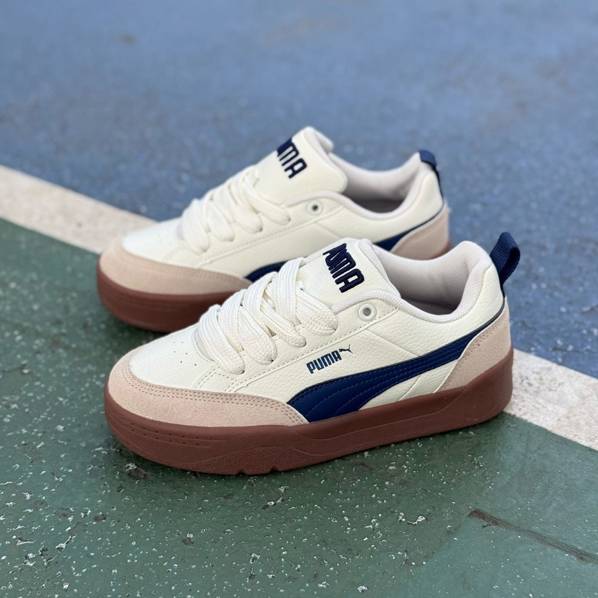 PUMA PARK XL BLANCO / AZUL