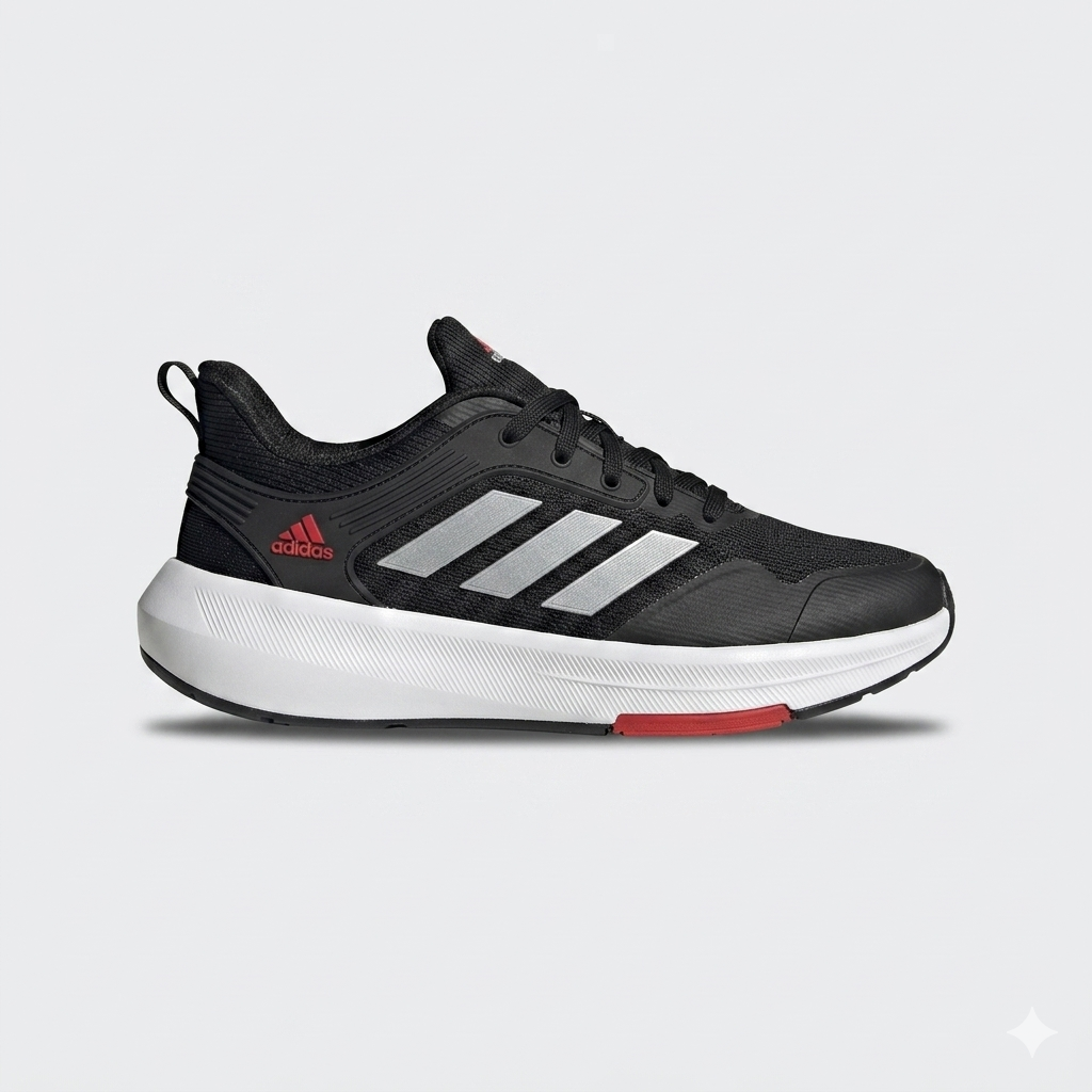 ADIDAS BOUNCE NEGRO - ROJO