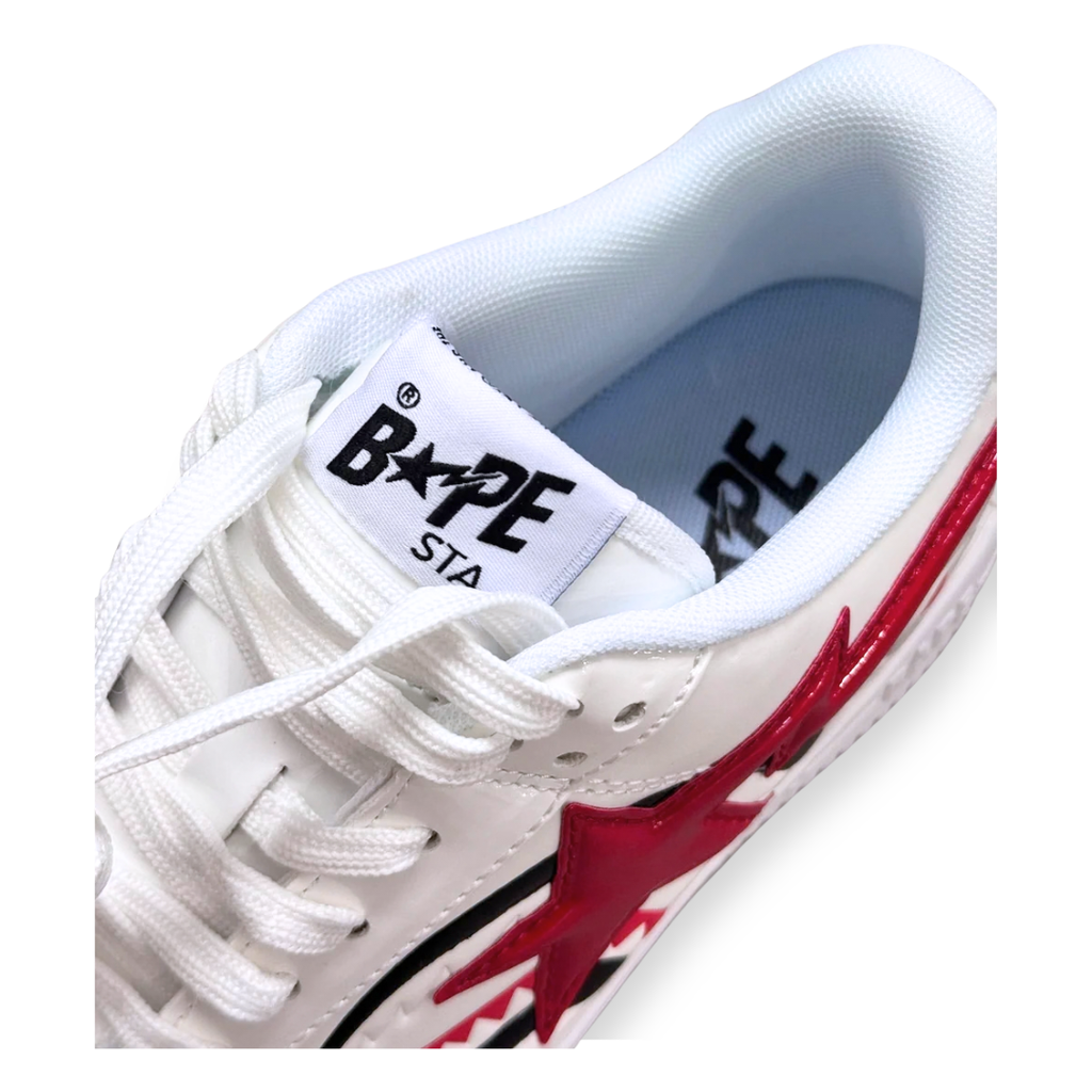 BAPE STA BLANCO LOW SHARK