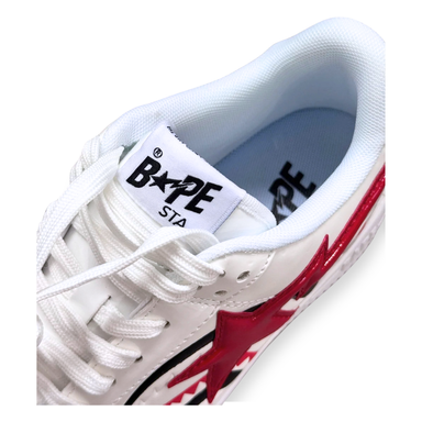 BAPE STA BLANCO LOW SHARK