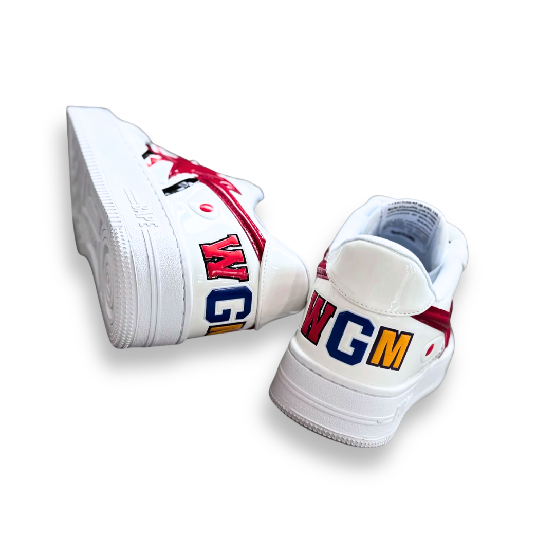 BAPE STA BLANCO LOW SHARK